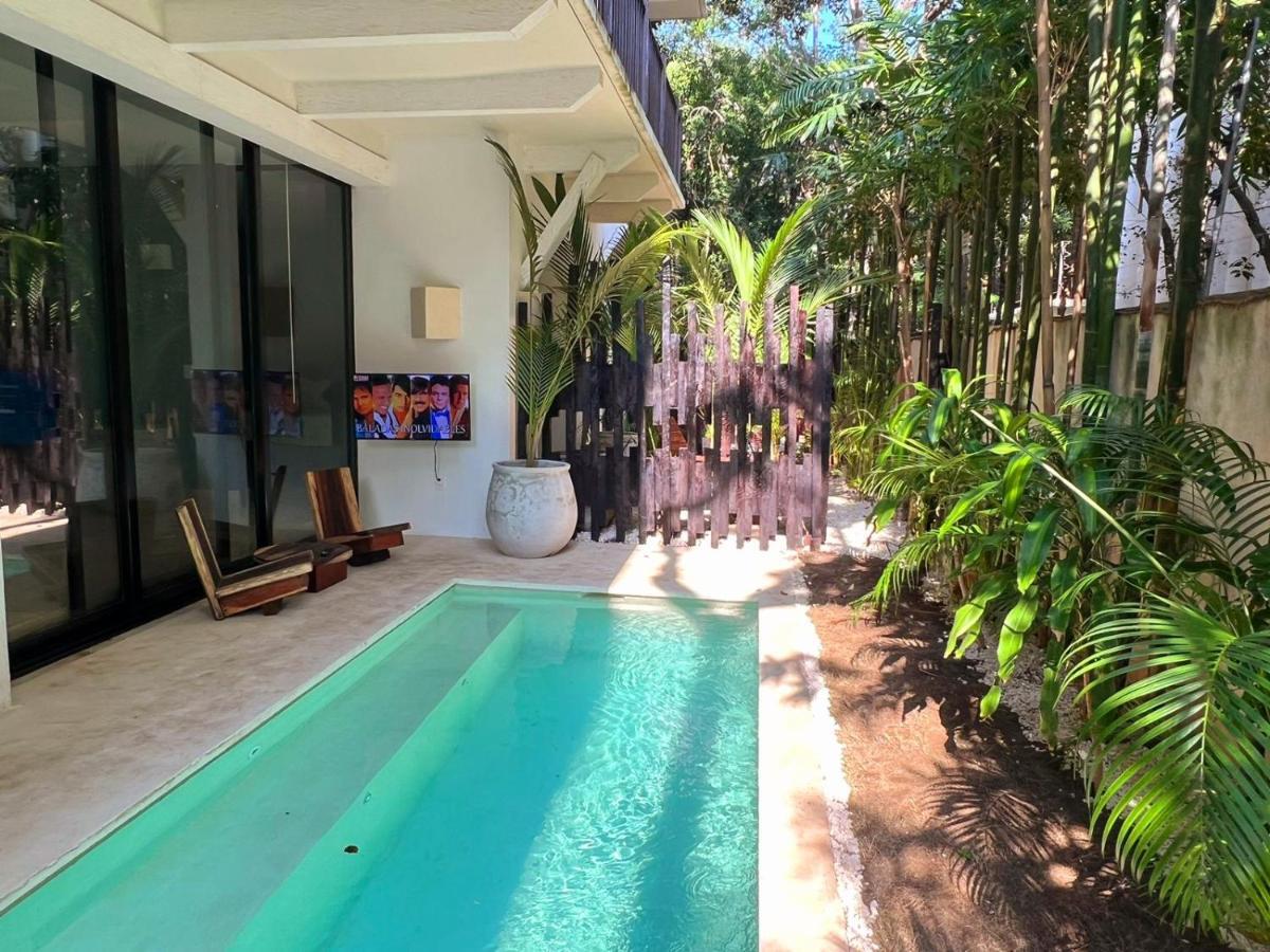Apartamento Kin Tulum - Puerta Azul Luxury Exterior foto